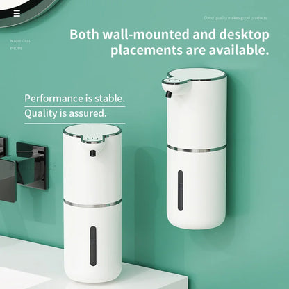 Automatic Touchless Foam Soap Dispenser – USB Rechargeable | 380ml Smart Sensor Foam Machine