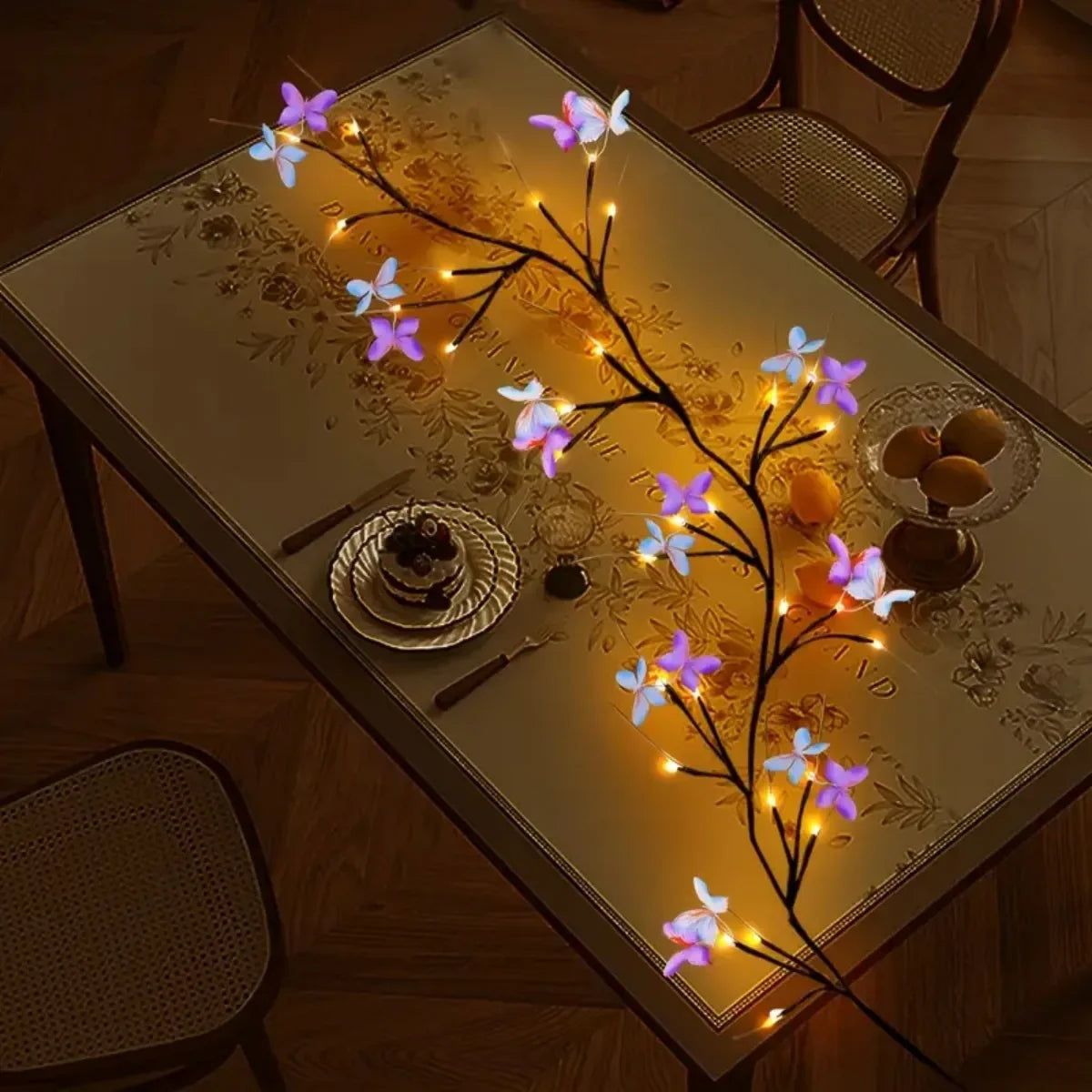 Enchanted Willow Vine Light – 30 LED USB Powered Waterproof Butterfly Wall Decor