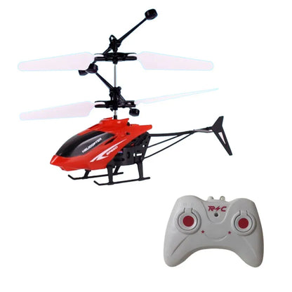 Rechargeable Mini RC Helicopter – Safe Auto-Stable Gyro, Fall-Resistant Remote Control Toy Drone for Kids
