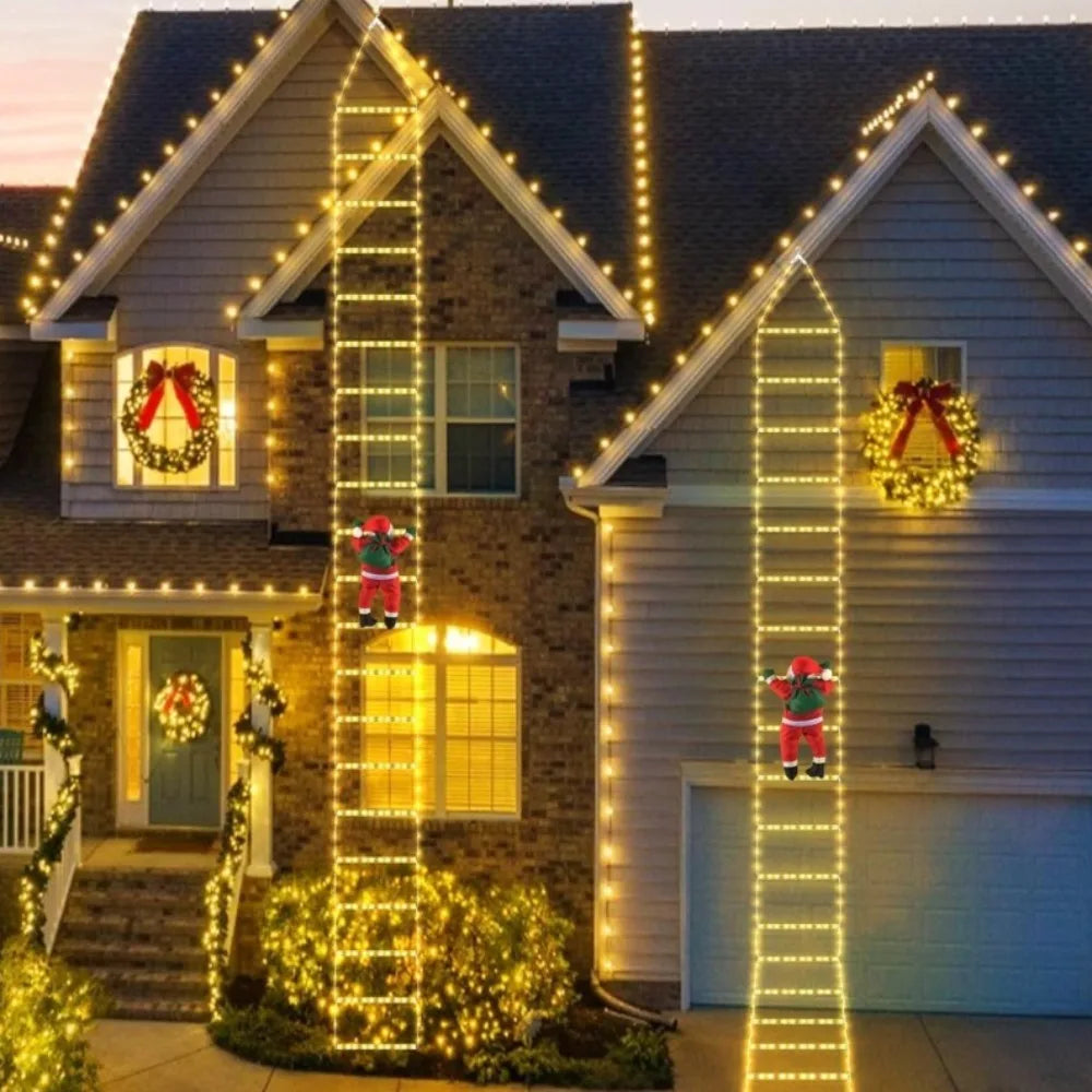 LED Christmas House Decoration - Solar Powered Garden Light
