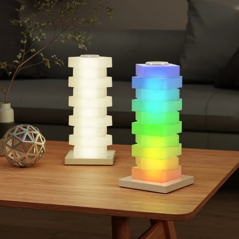 DIY Color Night Light - 15W Wireless Charging Phone Stand with Ambient Lamp