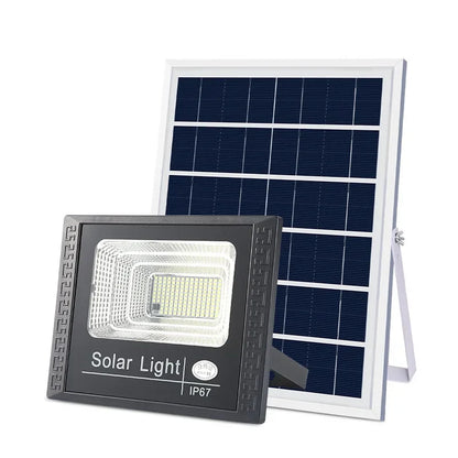 30W Solar Flood Light - 1000mAh LED Spotlight with Remote Control IP67 Waterproof