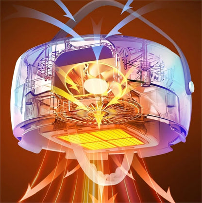 Mini Portable Clothes Dryer - Foldable Quick-Dry Hanging Smart Timer Dryer for Dorm & Home