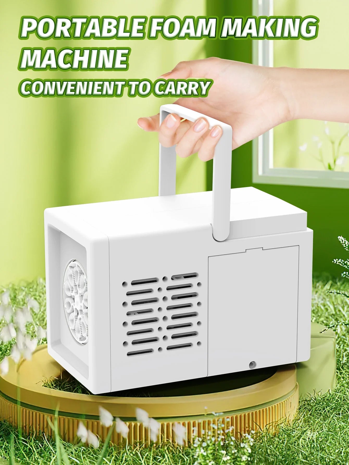 BAMİR™ Auto Bubble Machine – 10-Hole Electric Bubble Blower for Parties, Kids, Outdoor & Events