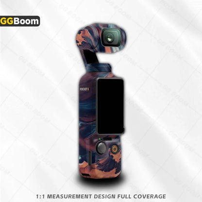 Camera Waterproof Full Body Sticker Kit Anti-Scratch Protective Film Colorful PVC Decal Accessories For OSMO Pocket 3