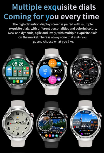 3ATM Waterproof Smartwatch for Men – 360×360 HD Display, Bluetooth Calling, Heart & Health Monitoring, Outdoor Sports Fitness Watch – BAMİR Online Store’s