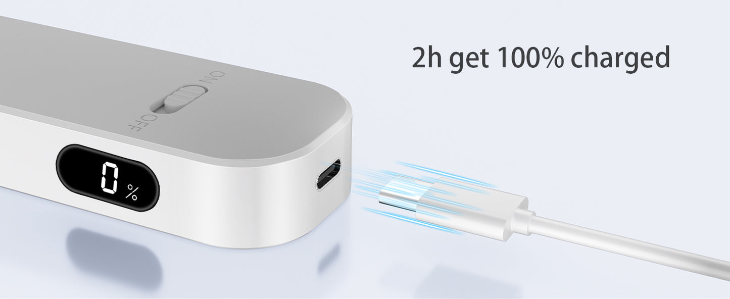 Willed™ UltraBright Motion Sensor Cabinet Light — Wireless Rechargeable LED Bar | 60 LEDs | Auto-On Motion Detection | USB Fast Charge | Perfect for Kitchen, Closet & Home Lighting