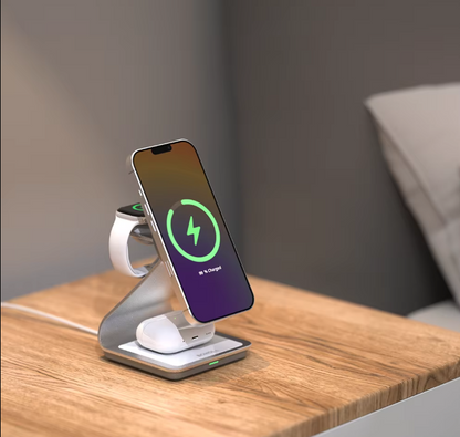 BAMİR Charge Pro™ – 3-in-1 Magnetic Wireless Charging Stand