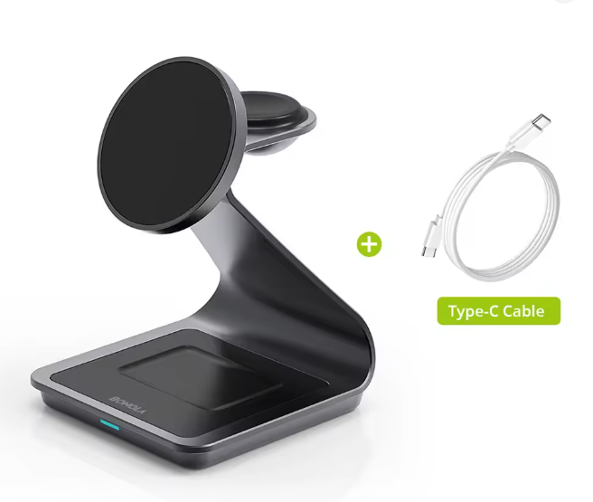 BAMİR Charge Pro™ – 3-in-1 Magnetic Wireless Charging Stand